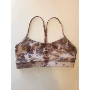 lululemon athletica Brown Tie-Dye Sports Bra